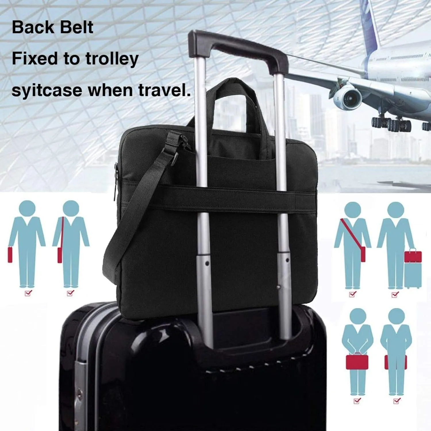 Laptop Bags Stylish, Functional, and Secure Cases for Men and Women, 15.6-inch Laptop Bags Shining Overlook