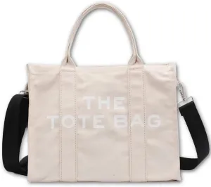 Large Denim The Tote Bag for Women Shoulder Crossbody Handheld Bag Zipper Purse Office School Travel Essentials