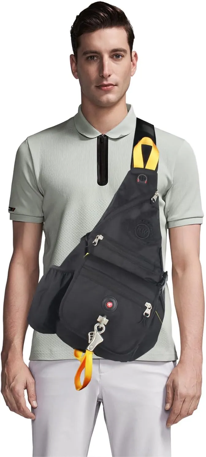Large Sling Bag Backpack Pack 13 inches Laptop Bag Satchel School Travel Bag Black
