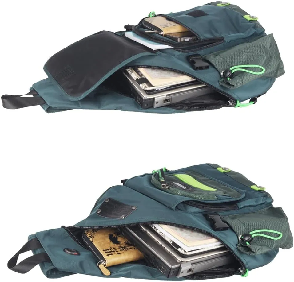 Large Sling Bag Backpack Pack 13" 14" Laptop Bag Satchel Festival Travel