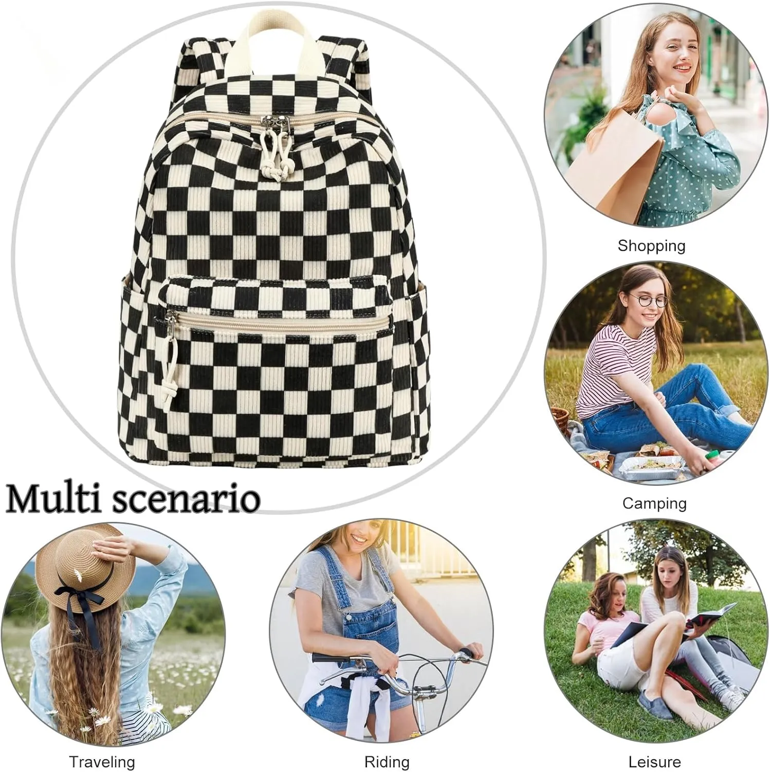 LEDAOU Mini Backpack Girls Cute Small Backpack Purse for Women Teens Kids School Travel Shoulder Purse Bag