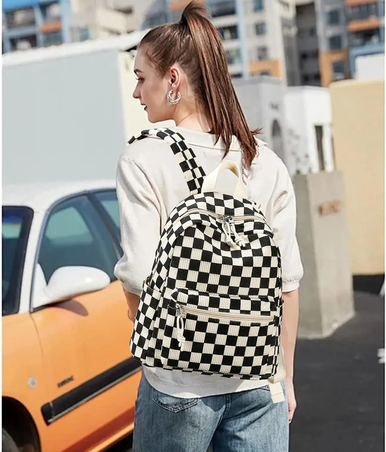 LEDAOU Mini Backpack Girls Cute Small Backpack Purse for Women Teens Kids School Travel Shoulder Purse Bag