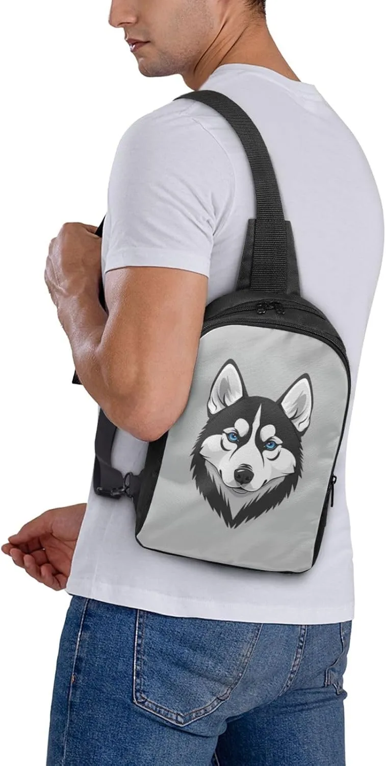Lighthouse Seaside Casual Crossbody Backpack Sling Bag Lightweight Chest Bag Daypack Shoulder Bag For Men Women