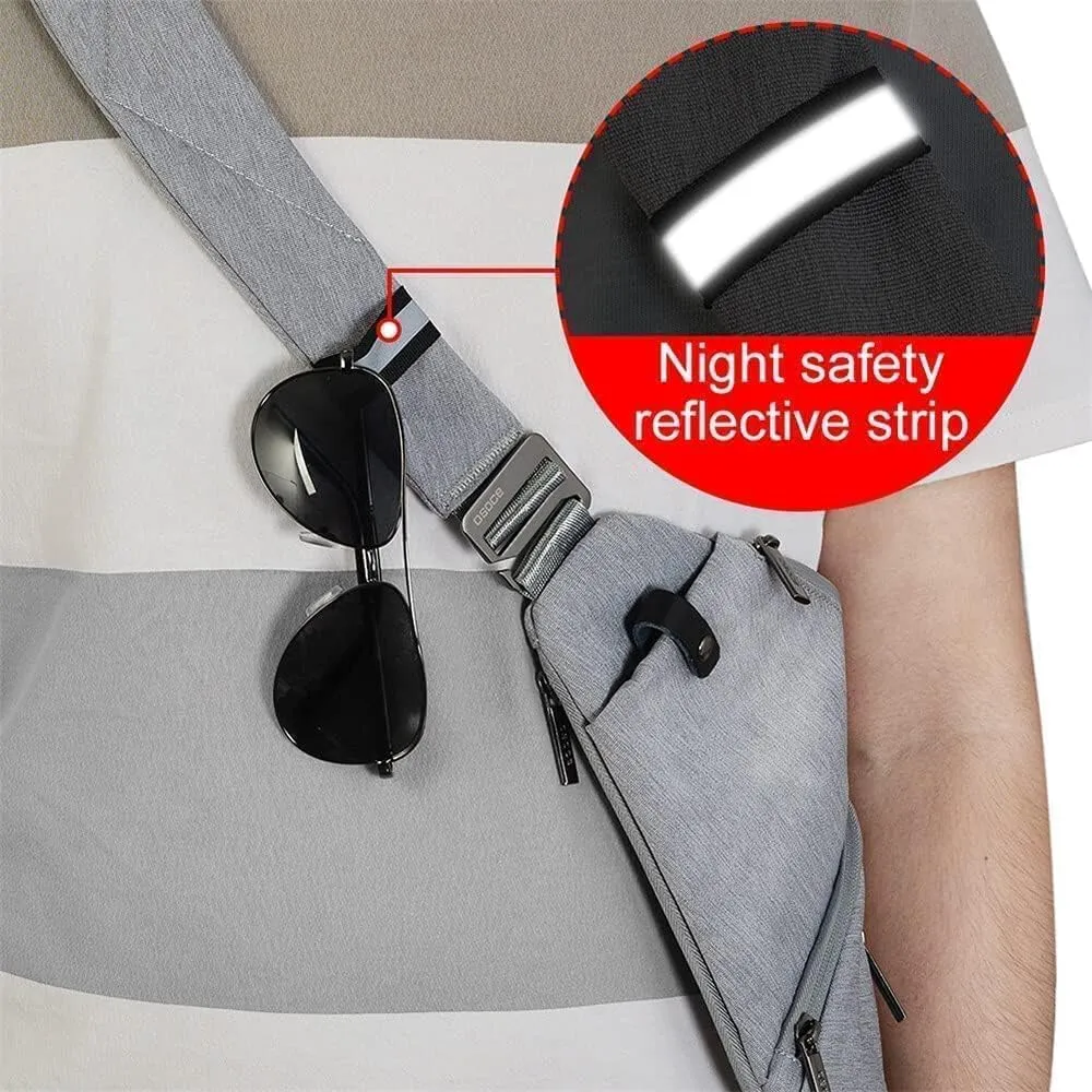 Lightweight Sling Bag, Anti Theft Crossbody Bags for Women Men Casual Shoulder Crossbody Sport Travel Hiking Bag