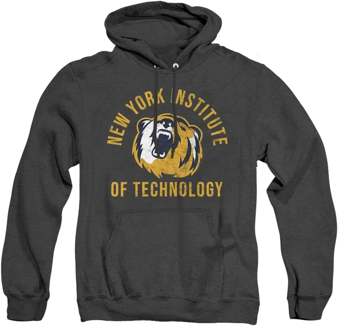 LOGOVISION New York Institute of Technology Official Bears Logo Unisex Adult Pull-Over Hoodie