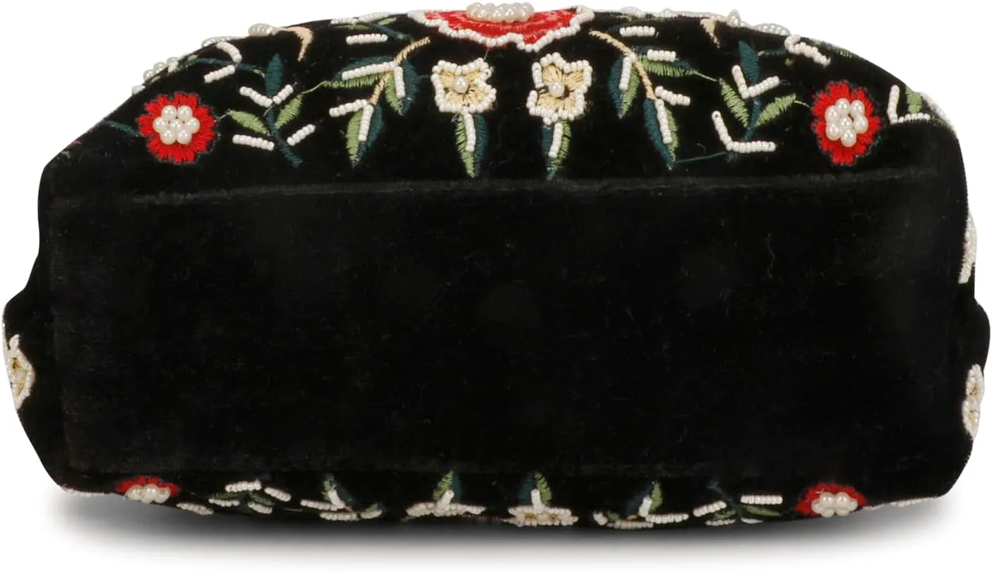 LONGING TO BUY Indian Peacock Embrodiery Potli Bag With Both Side Hand Work, Fancy Potli Bag for Women