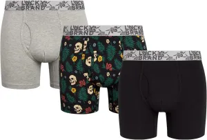 Lucky Brand Men's Boxer Briefs - 3 Pack Athletic Compression Quick Dry Underwear - Boxers for Men (Sizes: S-XXL)