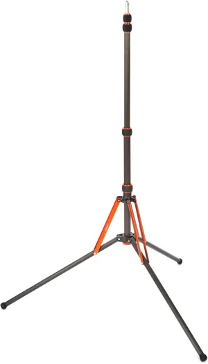 Luna Carbon Fibre Light Stand and Boom Arm – Lightweight, Compact, Adjustable Support for Photography, Video, and Content Creation - Lava (Black/Orange)