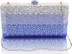 Luxury Crystal Clutch Purses for women Rhinestone Bride Wedding Party Evening Bag AB Stone Box Handbag for Prom Birthday