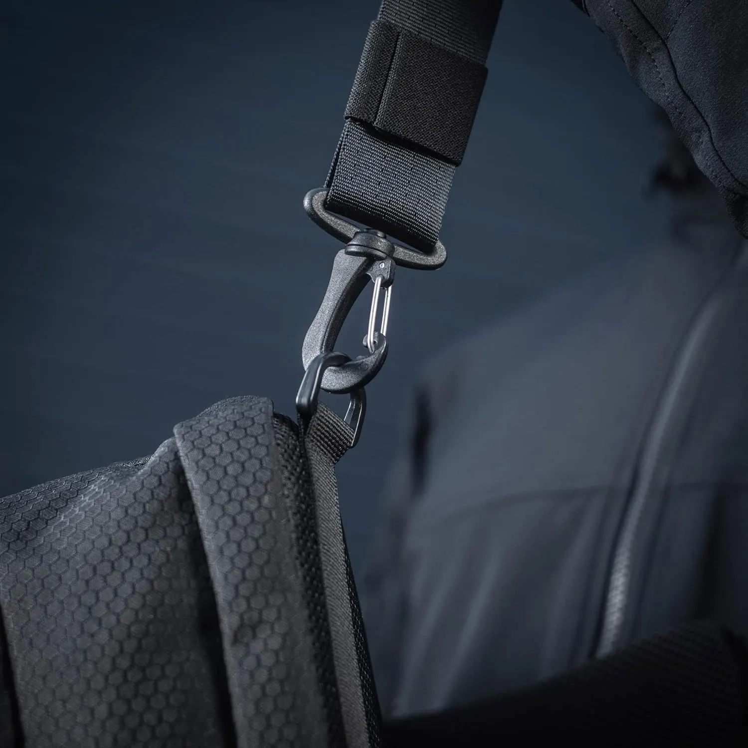 M-Tac Elite Cross Bag Slim - Tactical Crossbody Sling Backpack for Man with CCW Concealed Carry (Slim, Multicam Black/Black)