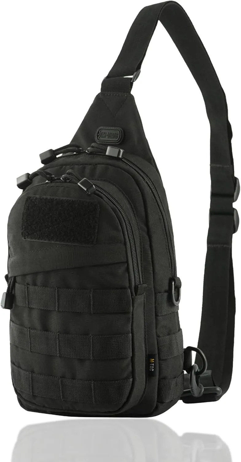 M-Tac Sling Backpack - Tactical Sling Bag for Men - Crossbody Bag Suitable as a Chest Pack