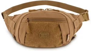 M-Tac Small Companion Waist Pack - Tactical Style Belt Bag EDC - Fanny Pack for Men (Dark Coyote)