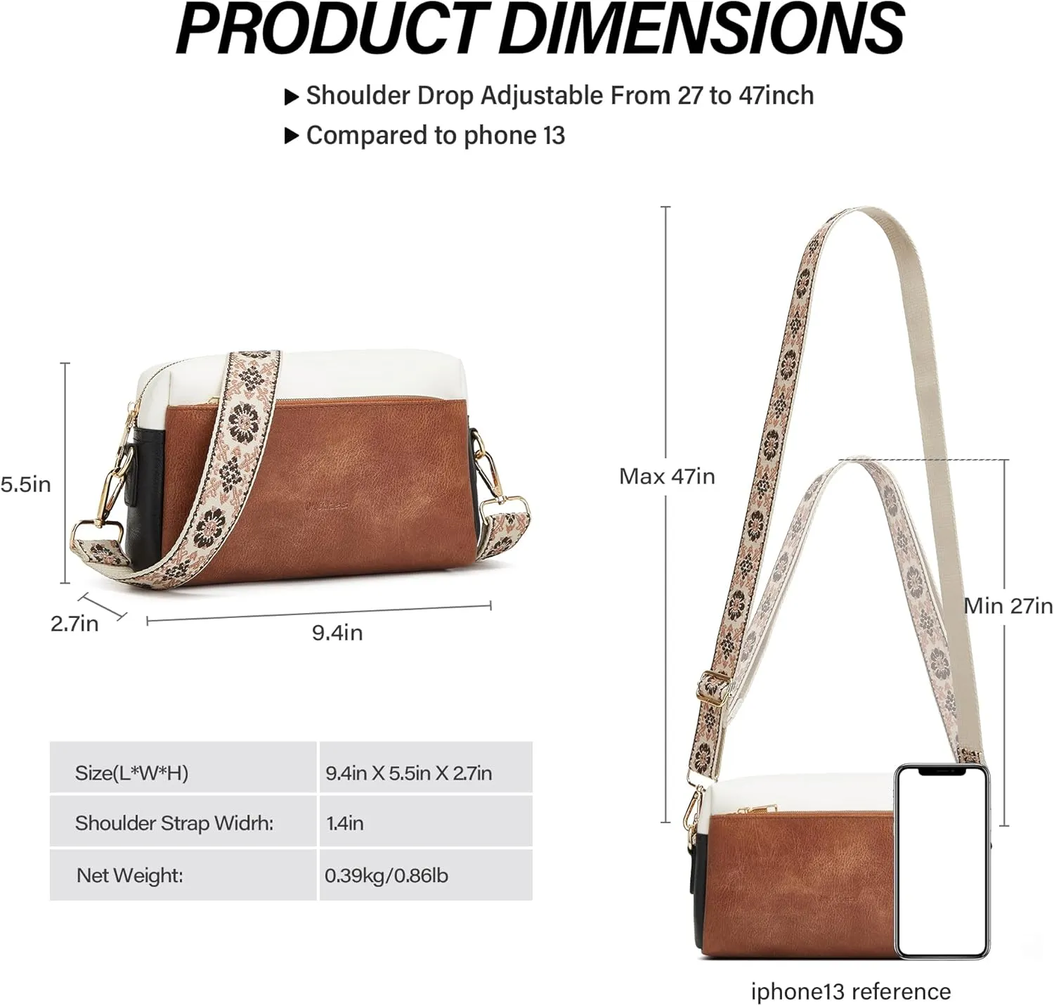 Makes Small Sling Bag for Women, Vegan Leather Fanny Pack Crossbody Bags for Women, Chest Bag With Wide Strap