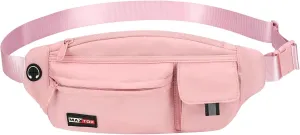 MAXTOP Large Crossbody Fanny Pack Running Travel Belts for Women Men,Water Resistant Belt Bag for Fitness Yoga Jogging Hiking Dog Waliking,Running Accessories Waist Pack Passport Bag Fits All Phones