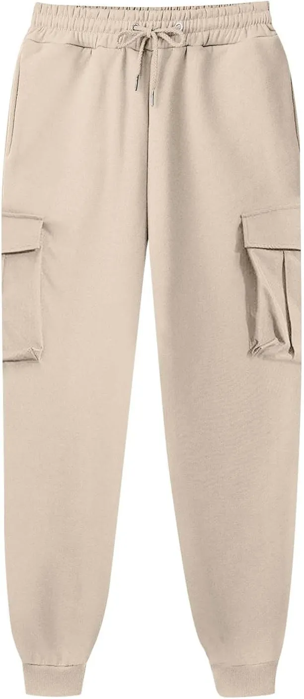 Men's Athletic Running Sweatpants Casual Sports Length Solid Mens Pants Men's Pants Men's Cotton Casual Sweatpants