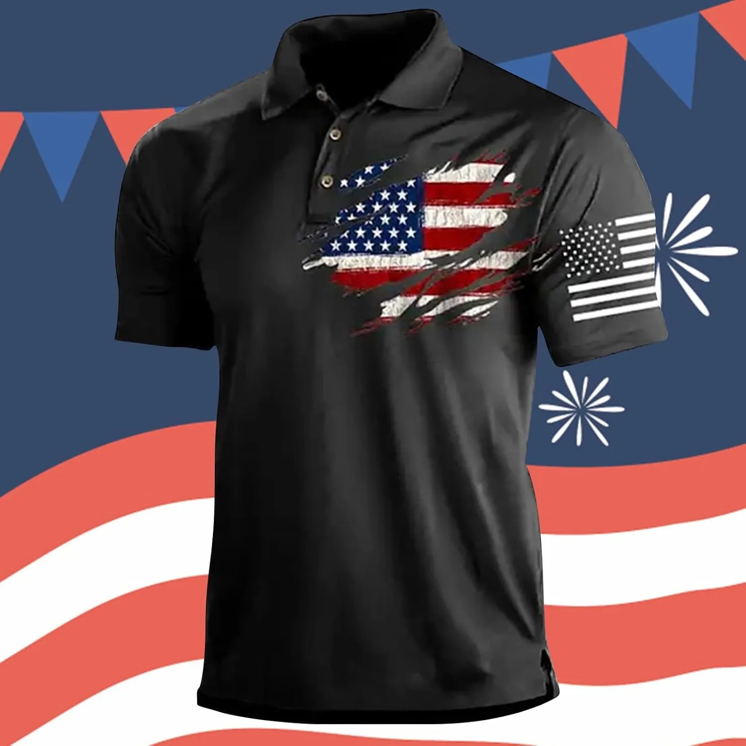 Mens Shirts Short Sleeve Summer Casual Short Sleeved Buttons Lapel Solid Color Short Sleeved T Shirt Tops Polo White