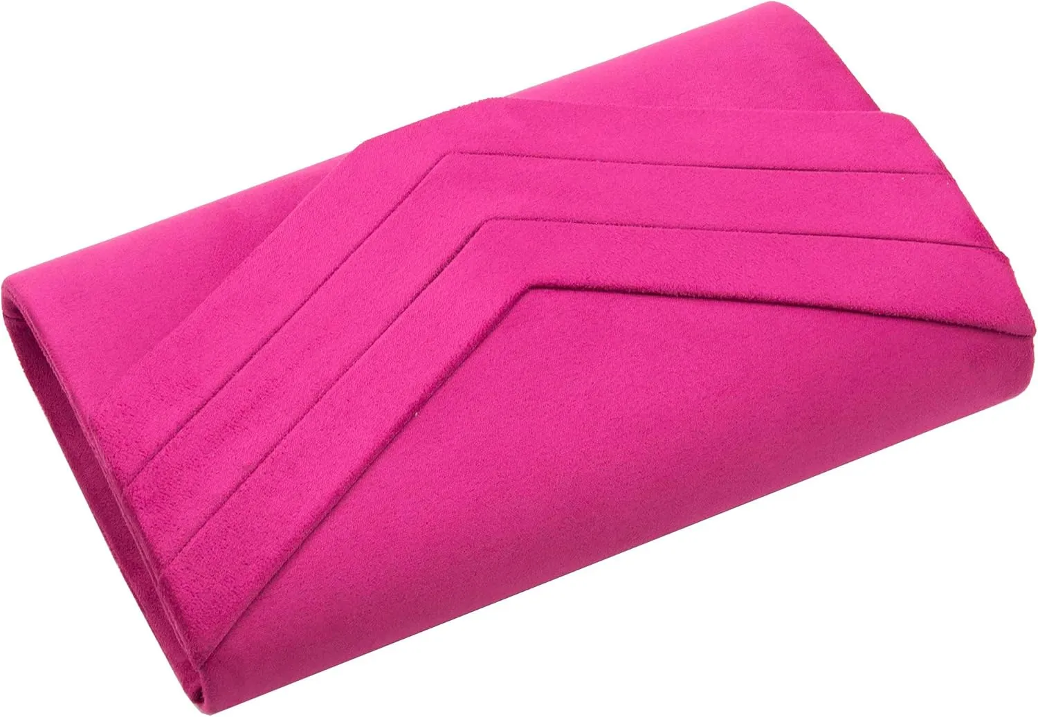 Milisente Evening Bag for Women, Suede Envelope Evening Purses Crossbody Shoulder Clutch Bag