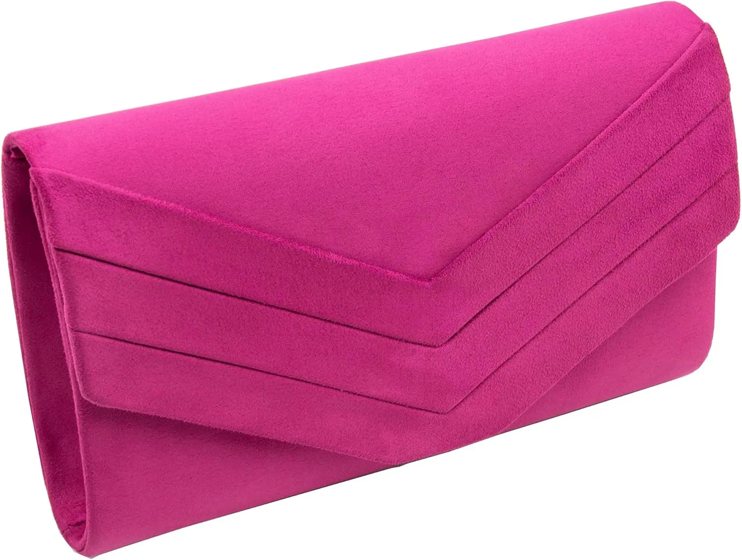 Milisente Evening Bag for Women, Suede Envelope Evening Purses Crossbody Shoulder Clutch Bag