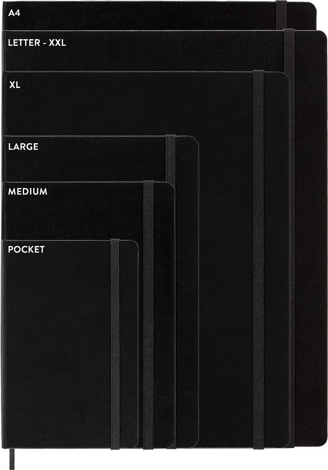 Moleskine Classic Notebook, Hard Cover, Large (5" x 8.25") Plain/Blank, Sapphire Blue, 240 Pages
