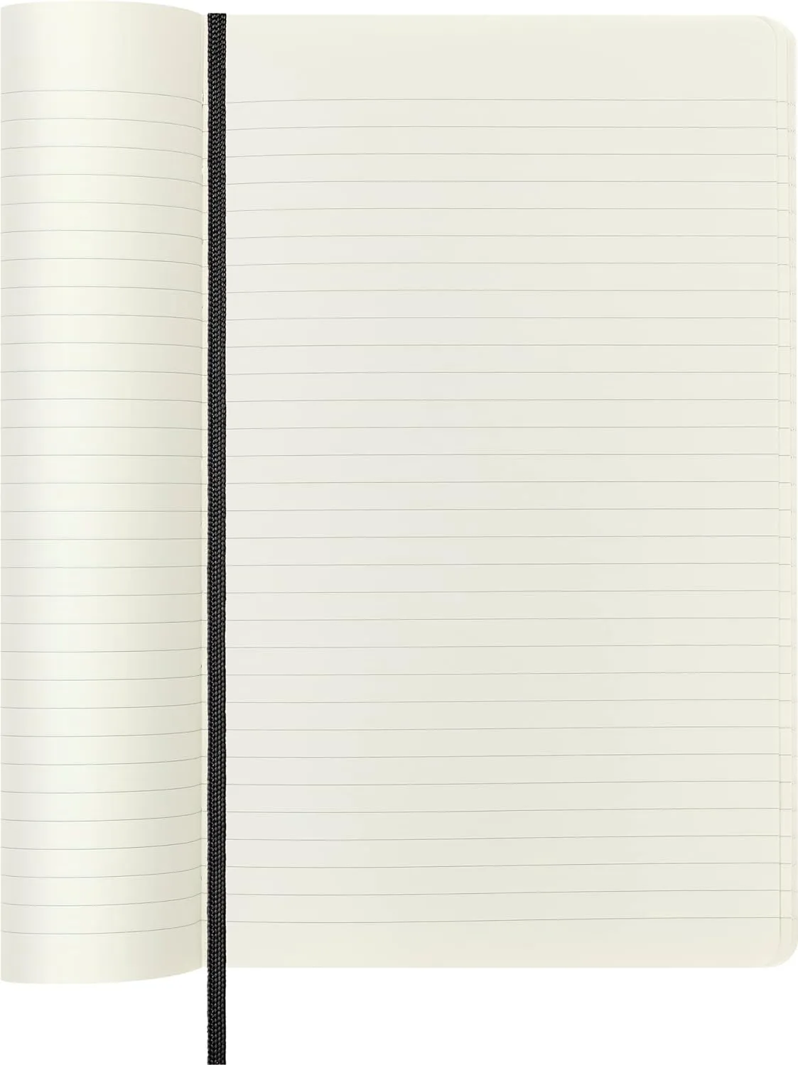 Moleskine Classic Notebook, Soft Cover, Large (5" x 8.25") Ruled/Lined, Black, 192 pages