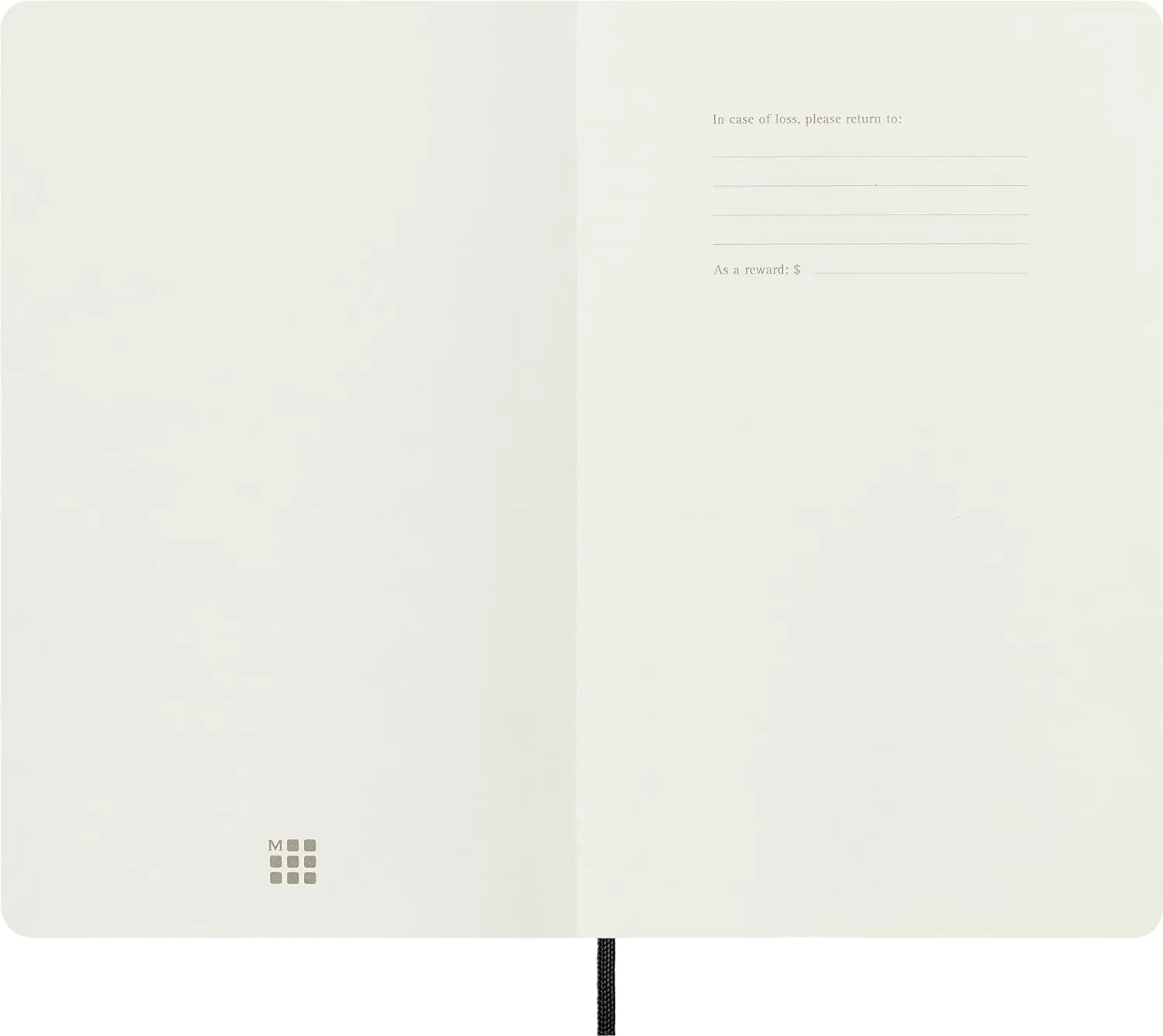 Moleskine Classic Notebook, Soft Cover, Large (5" x 8.25") Ruled/Lined, Black, 192 pages
