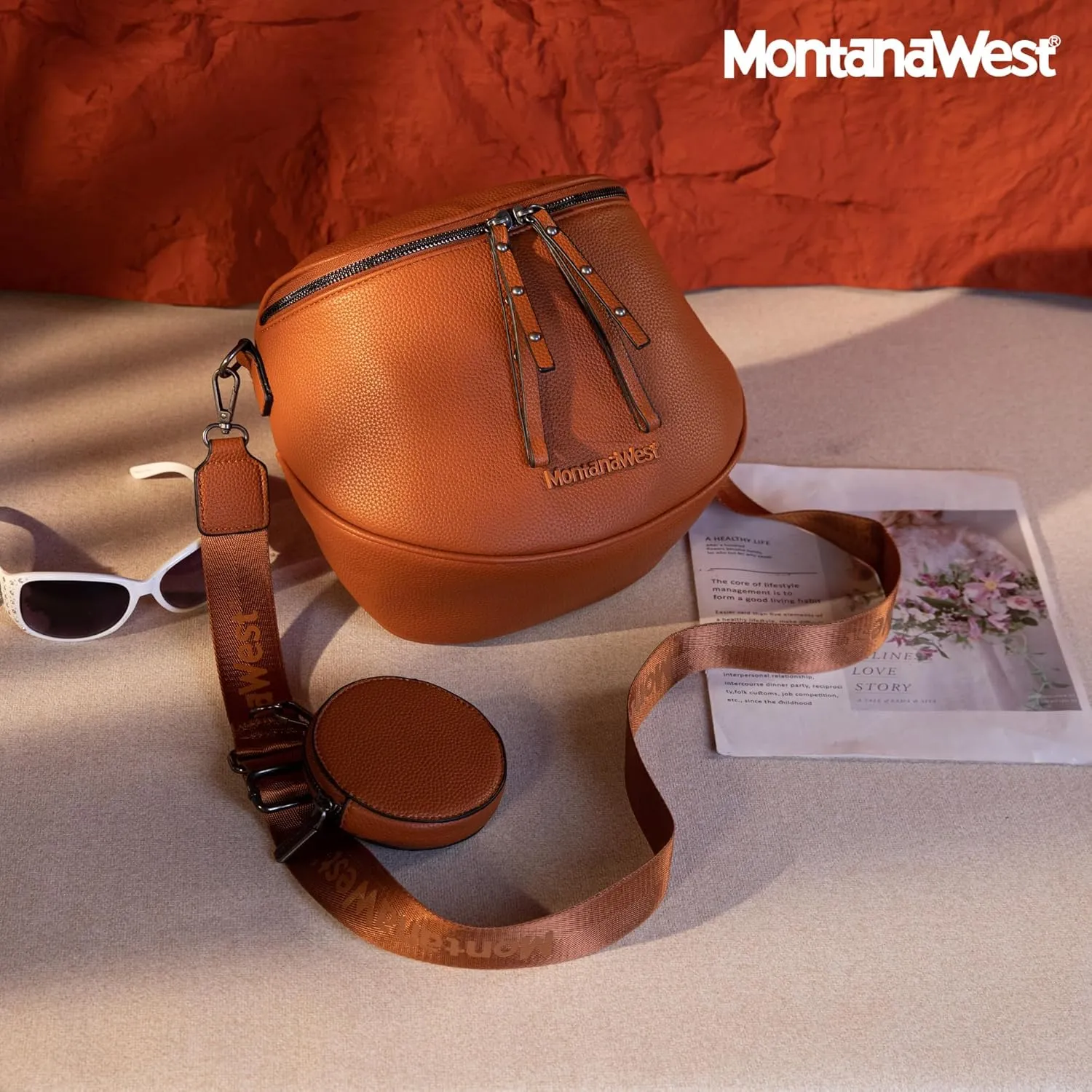 Montana West Crossbody Bags for Women Bum Bag Sling Purse with Adjustable Strap