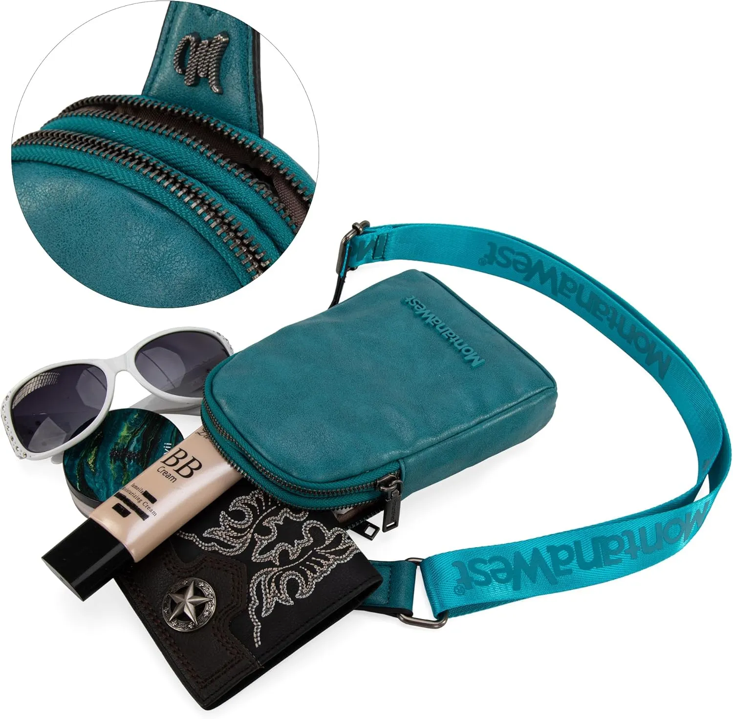 Montana West Small Crossbody Sling Bag for Women Cute Cross Body Fanny Pack Purse