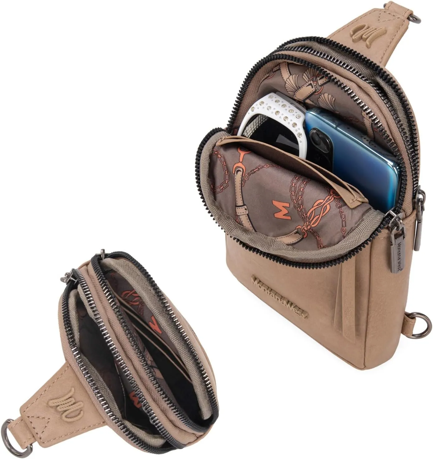 Montana West Small Crossbody Sling Bag for Women Cute Cross Body Fanny Pack Purse