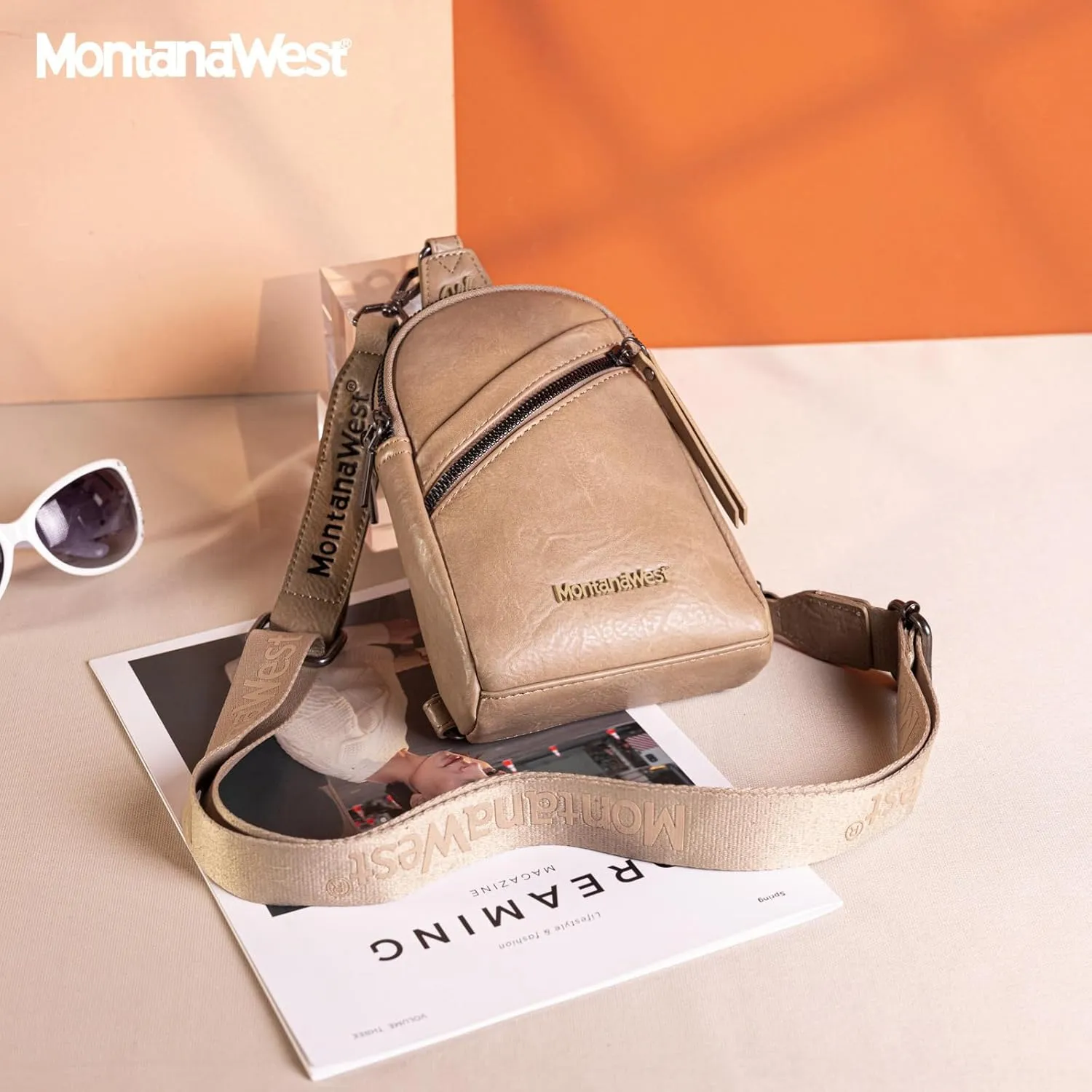Montana West Small Crossbody Sling Bag for Women Cute Cross Body Fanny Pack Purse