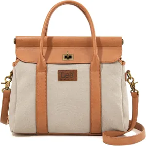 Montana West x Lee Purses and Handbags for Women, Top-Handle Satchel Purse Tote Shoulder Bag Crossbody Messenger Bag