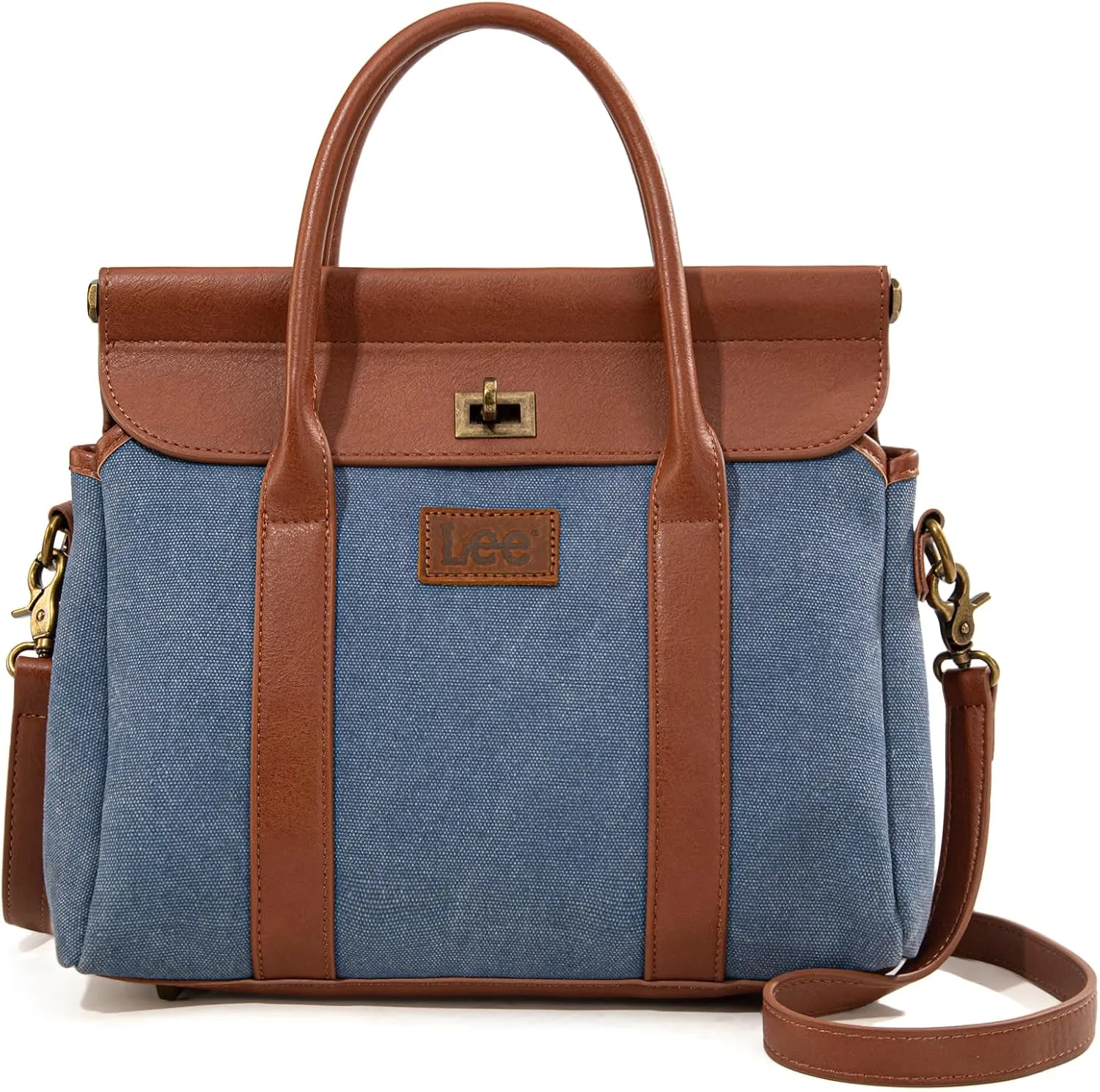 Montana West x Lee Purses and Handbags for Women, Top-Handle Satchel Purse Tote Shoulder Bag Crossbody Messenger Bag