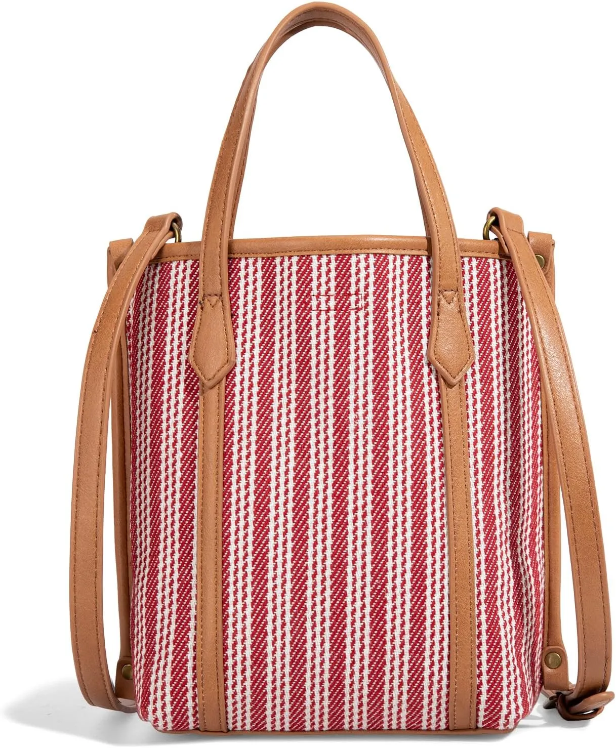 Montana West x Lee Small Tote Bag for Women Work, Stripe Crossbody Bag Top-handle Handbags