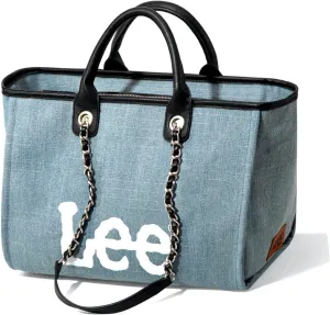 Montana West x Lee Tote Bag for Woman Denim Handbag Crossbody Shoulder Bag with Strap