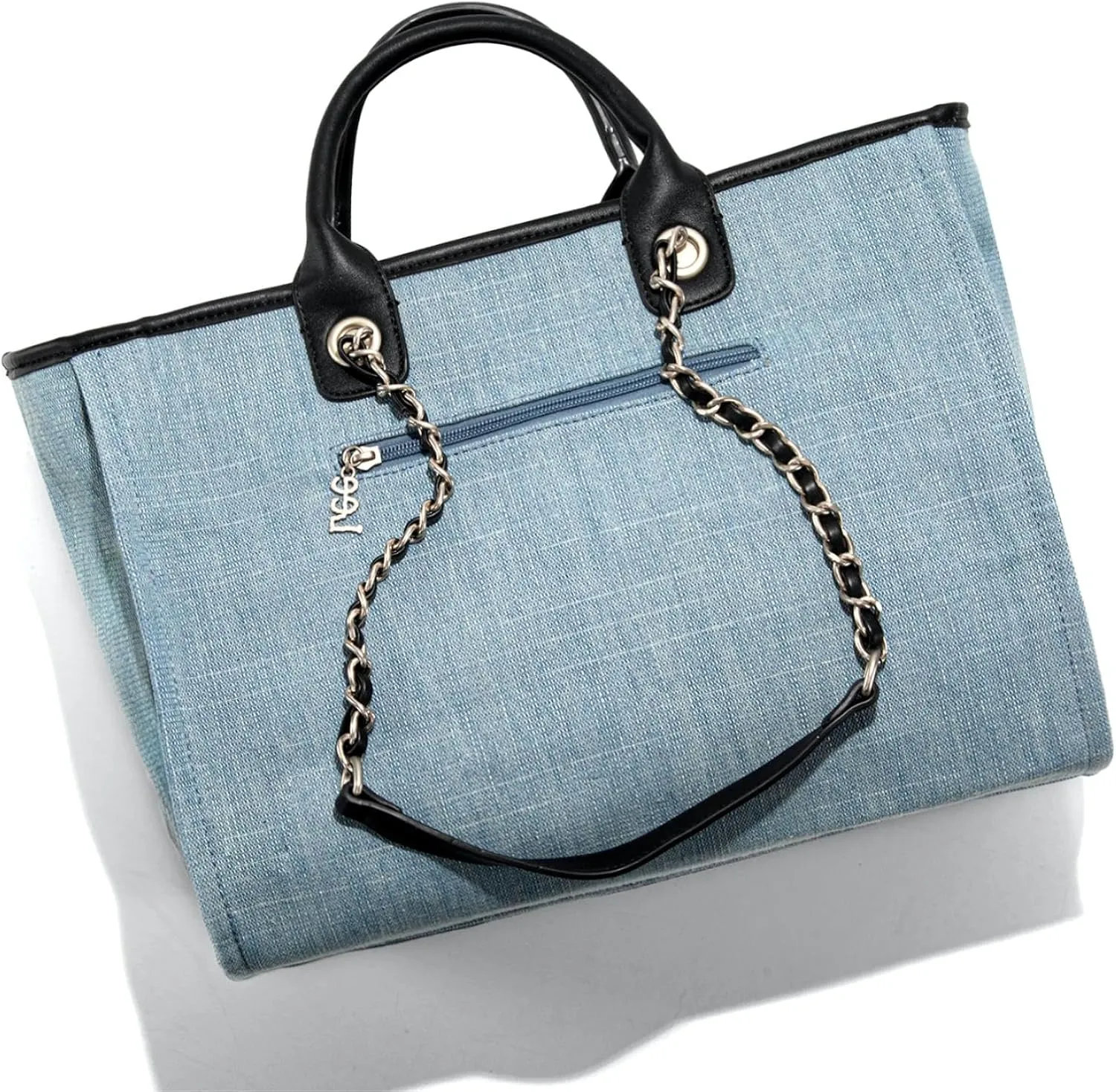 Montana West x Lee Tote Bag for Woman Denim Handbag Crossbody Shoulder Bag with Strap