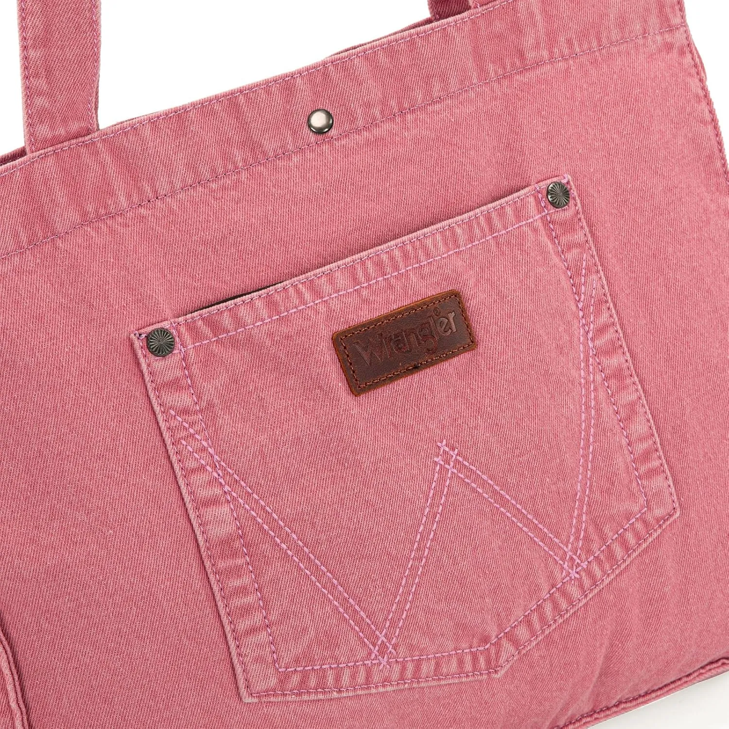 Montana West x Wrangler Tote Bag for Women Large Denim Purses for Work Travel