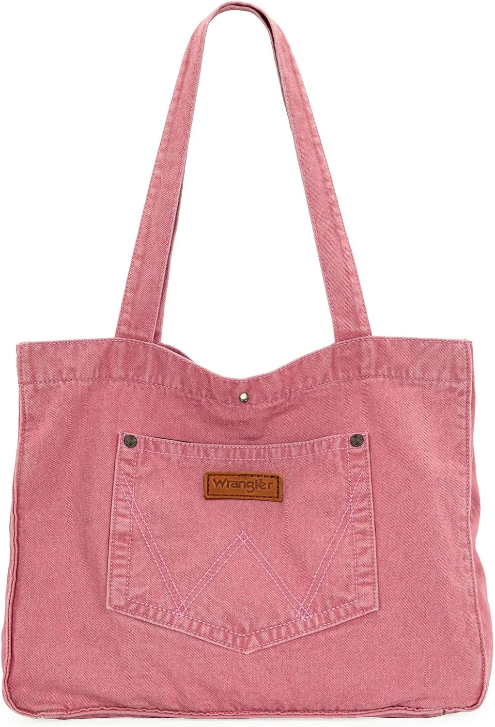 Montana West x Wrangler Tote Bag for Women Large Denim Purses for Work Travel