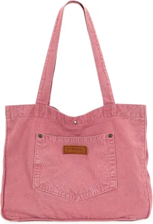 Montana West x Wrangler Tote Bag for Women Large Denim Purses for Work Travel