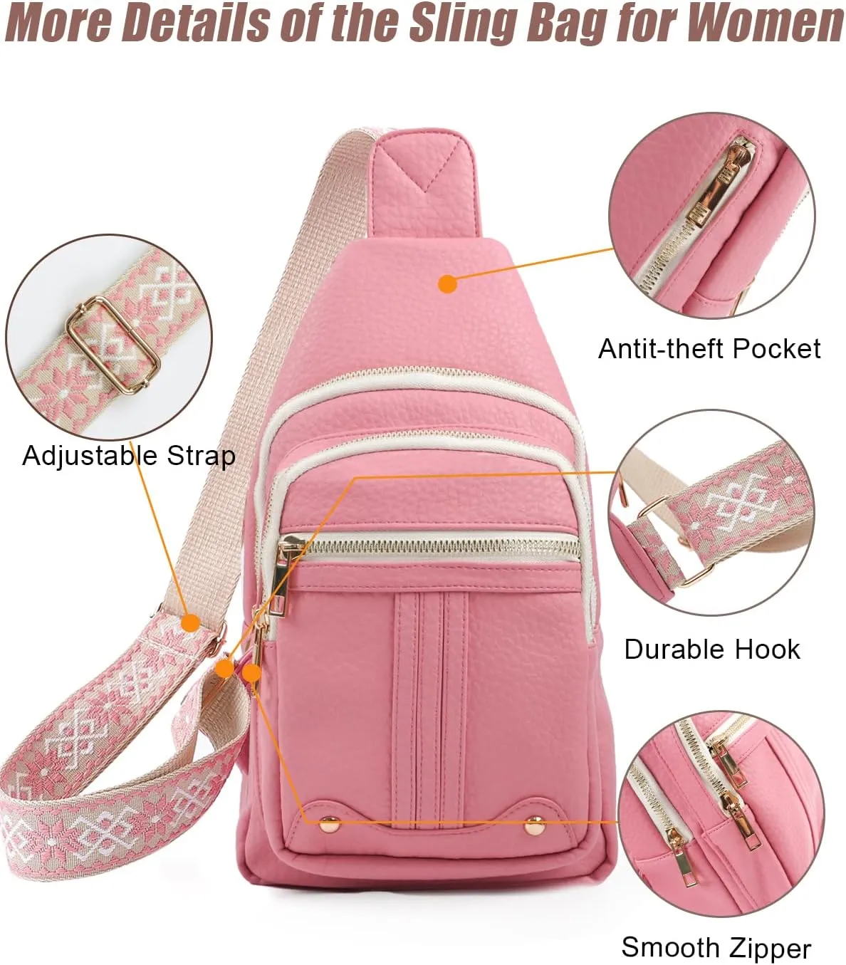 Mothers Day Gifts for Wife Mom Crossbody Bag Birthday Gifts for Women Cute Mom Gift Ideas from Daughter Son Husband Small Sling Bags Fanny Pack