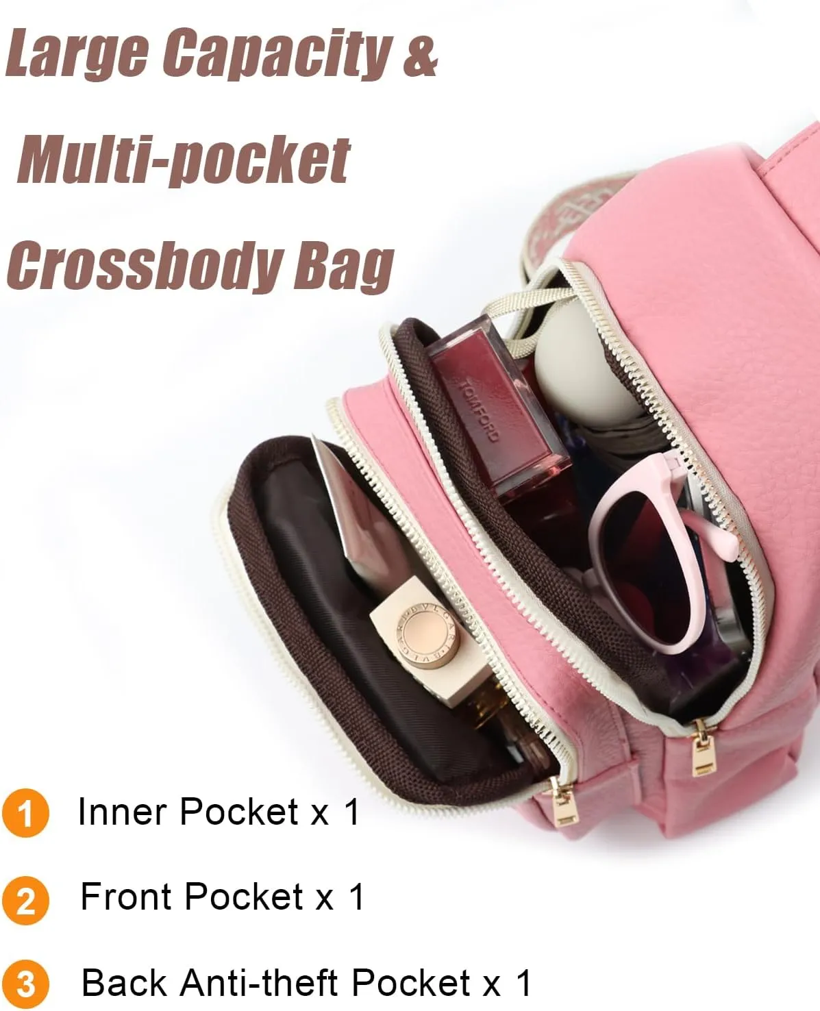 Mothers Day Gifts for Wife Mom Crossbody Bag Birthday Gifts for Women Cute Mom Gift Ideas from Daughter Son Husband Small Sling Bags Fanny Pack