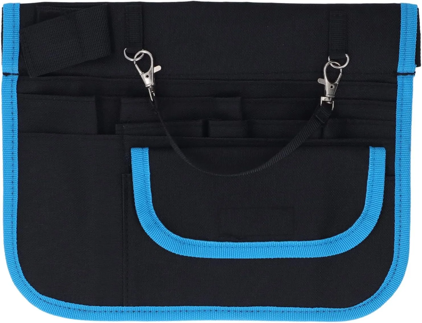 Multi Pocket Waist Bag Oxford Fabric Waterproof Large Capacity Electrician Repair Tools Organizer Waist Pouch for Maintenance Workbag