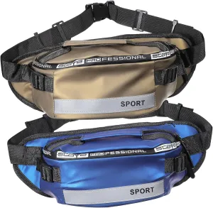 Multi-purpose Fanny Pack Crossbody Bag for Men Sports Waist Bag Easy Zipper Access for Travel