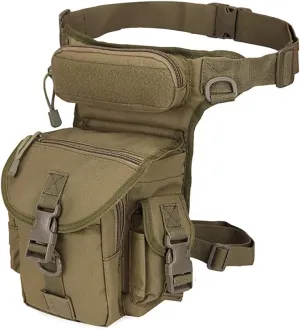Multi-Purpose Tactical Leg Bag/Leg Rig - Military Style Utility Pouch - 4 Colors