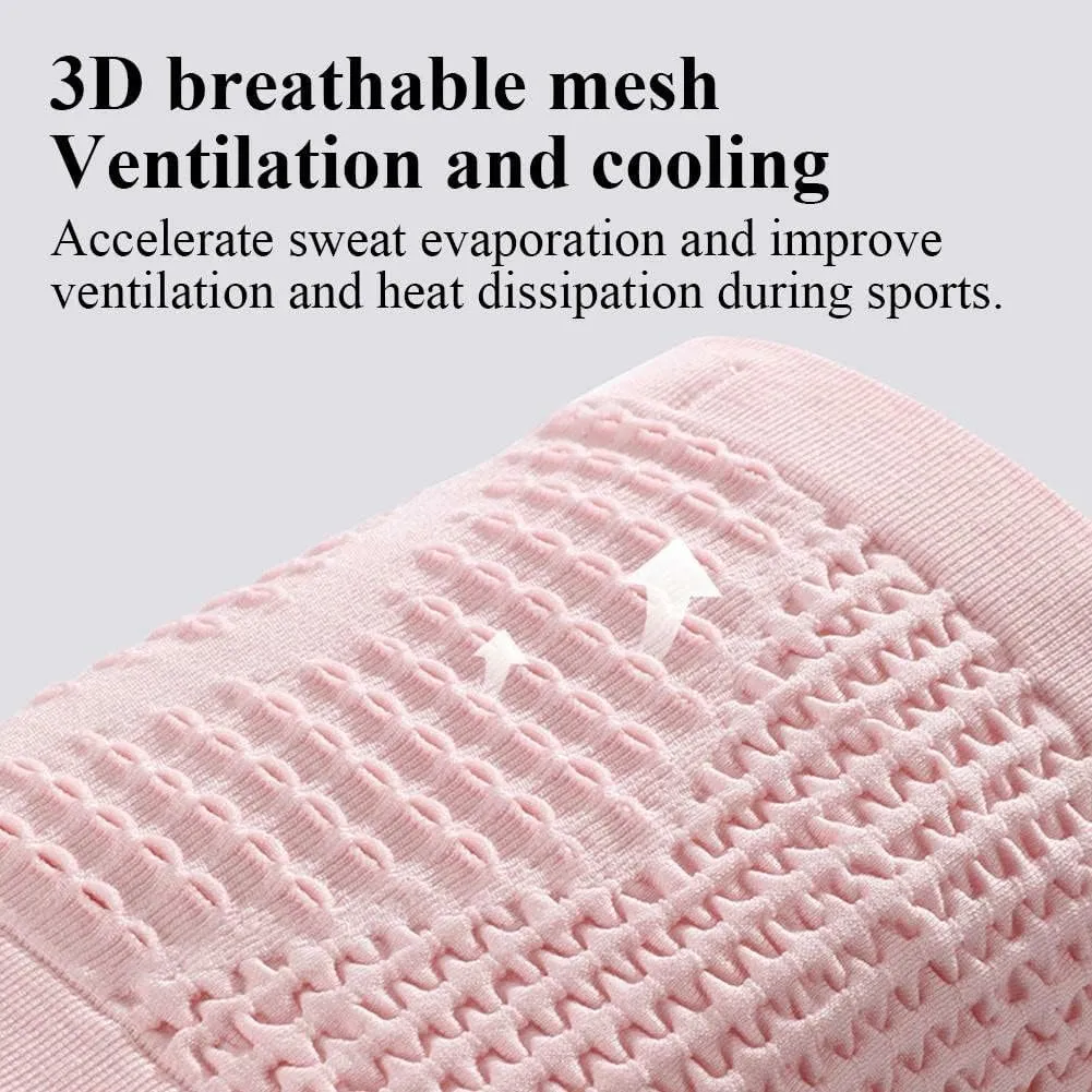 Multifunctional Knit Breathable Concealed Waist Bag,Large Capacity Adjustable Running Belt,Versatile Waist Pack for Outdoor Running and Cycling Adventures (Pink, XL)