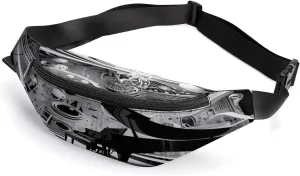 Music Instrument Piano Belt Bag Adjustable Strap Fanny Pack Crossbody Bag Waist Bag for Women Men