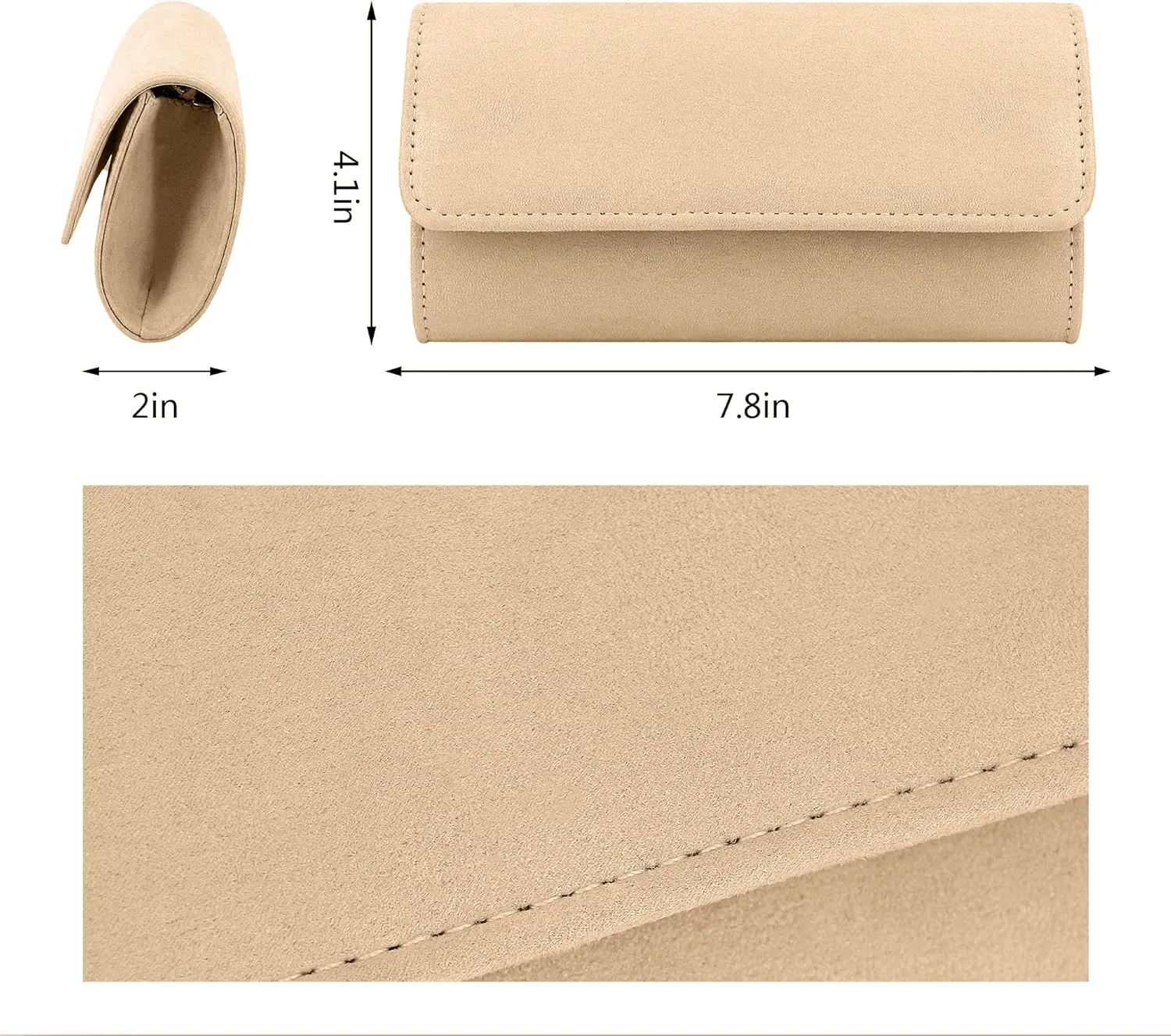 Naimo Flap Dazzling Small Clutch Bag Evening Bag With Detachable Chain