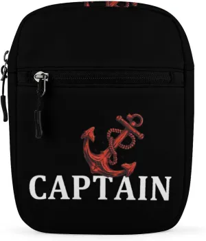 Nautical Anchor Captains-1 Crossbody Bag Sling Bag Fanny Pack Cross Body Fashion Waist Packs Belt Bag with Adjustable Strap