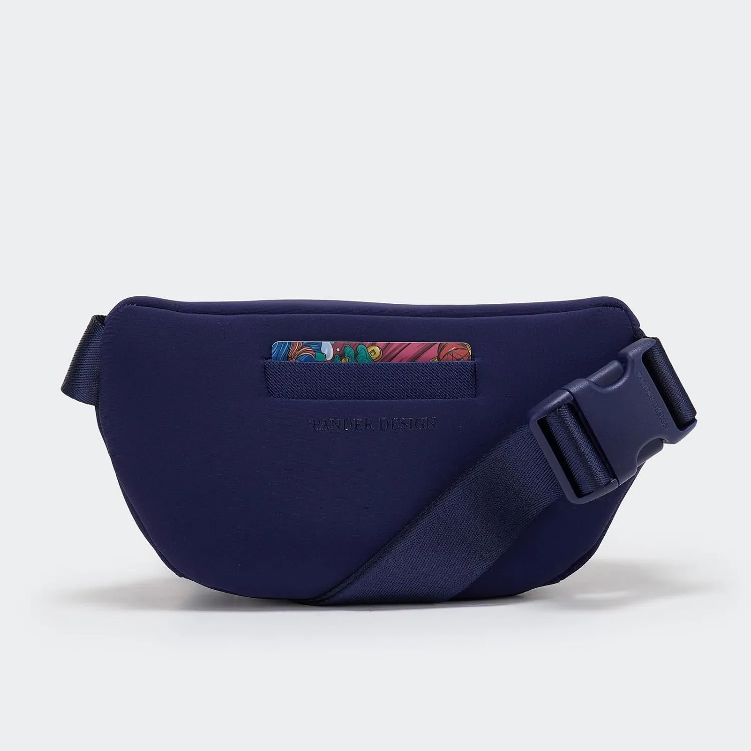 Neoprene Fanny Pack 3 Pockets Waist Bag for Men & Women Fashion Water Resistant Hip Bum Bag with Adjustable Belt for Running Travel Hiking Workout Sports (Storm Blue, One Size)