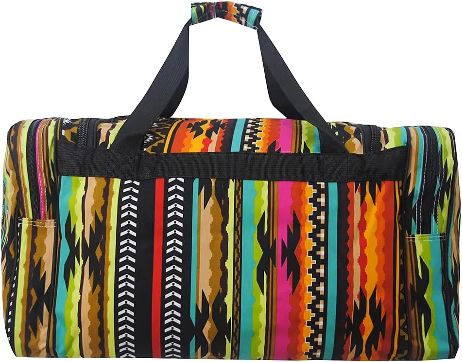 NGIL Canvas 23" inch Duffle Bag (Desert Serape-Black)