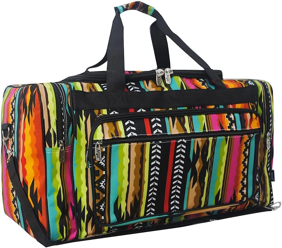 NGIL Canvas 23" inch Duffle Bag (Desert Serape-Black)