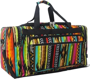 NGIL Canvas 23" inch Duffle Bag (Desert Serape-Black)